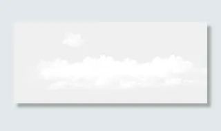 天空中的白云免抠