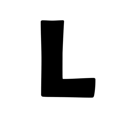 字母L PNG免抠(1500x1500)