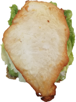 牛油果三明治鸡排生菜酸奶吐司免抠实物实拍摄影元素素材