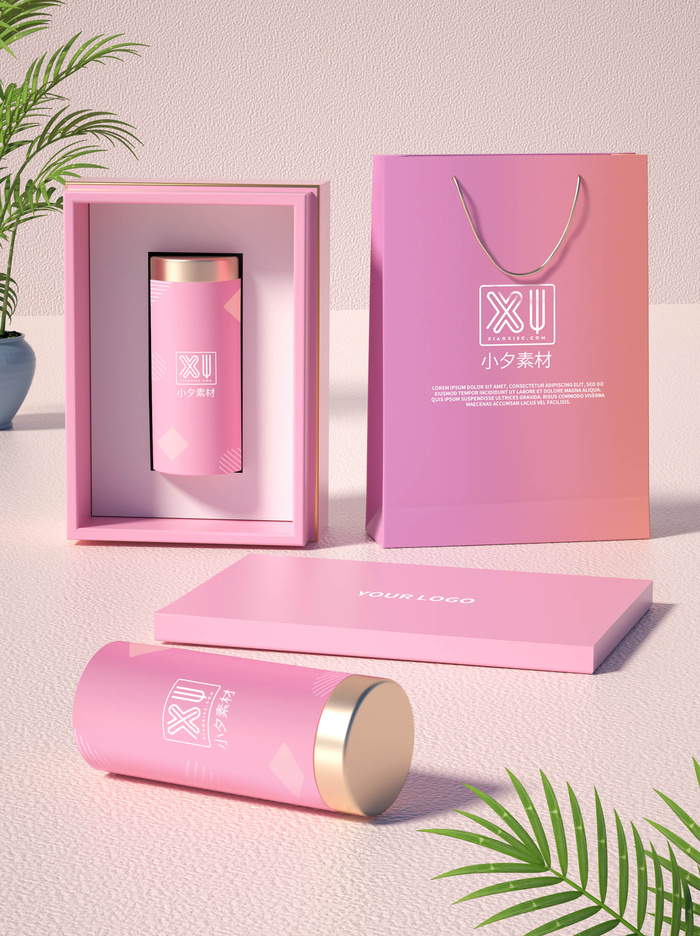 包装智能贴图样机VI效果PSD素材