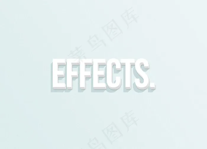 ps3D立体字效psd模版下载