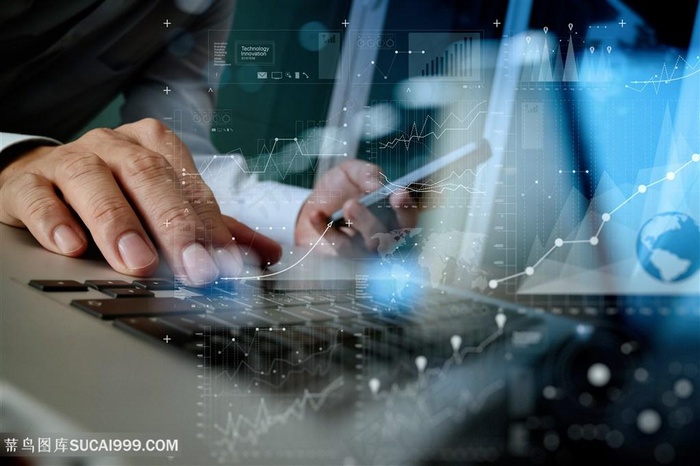 笔记本商务金融高清图片