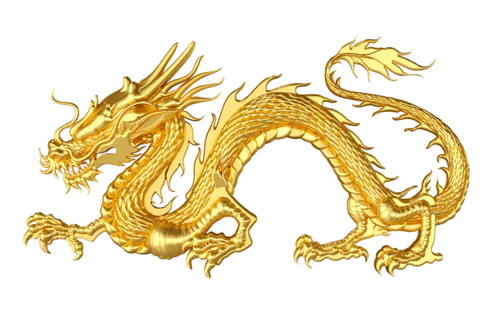 金色金龙素材免扣中国