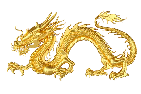 金色金龙素材免扣中国