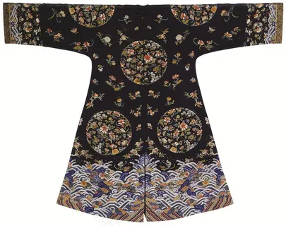 服装样式和花纹图案朝服古代帝王服饰图片素材