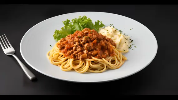 西餐肉酱意面美食摄影 西餐肉酱意面美食摄影