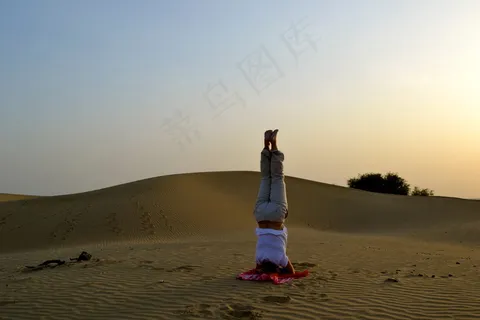 瑜伽倒立动作图片