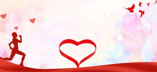 红色公益爱心慈善活动宣传海报展板背景图片PSD分层设计素材模板