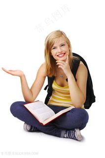 看书的大学生高清图片