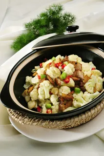 韭菜炒菜花 韭菜炒菜花