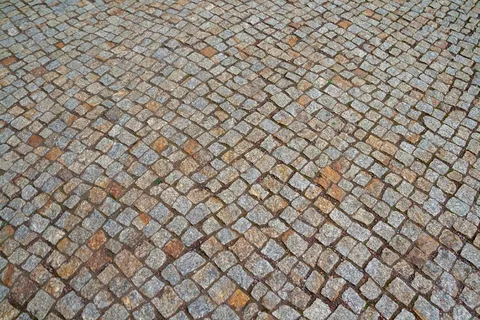 石头路纹理图片