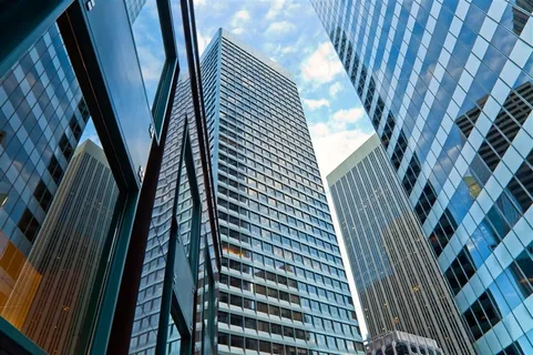 城市高楼大厦玻璃墙 城市高楼大厦玻璃墙