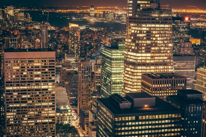 璀璨的城市夜景