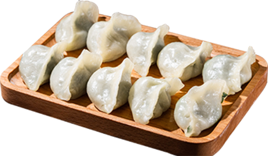 一盘饺子食物免扣素材