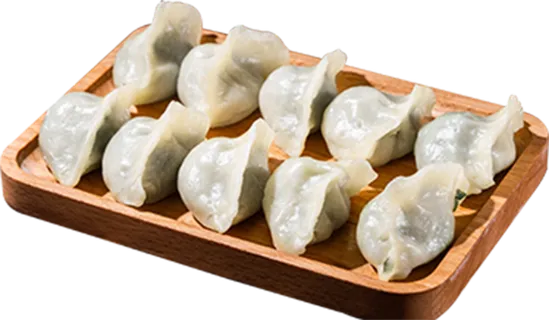 一盘饺子食物免扣素材