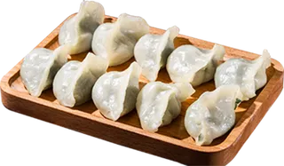 一盘饺子食物免扣素材