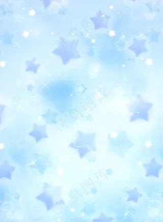 星星卡通背景图片下载