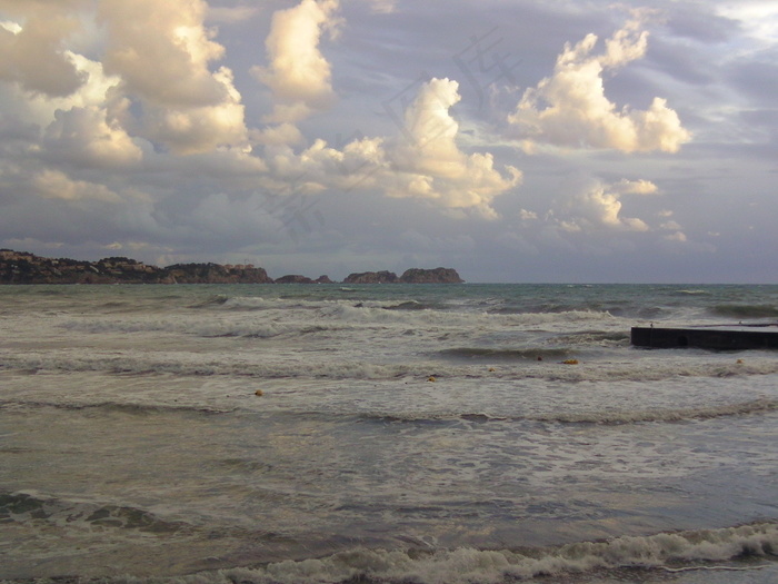 海岸风景摄影图