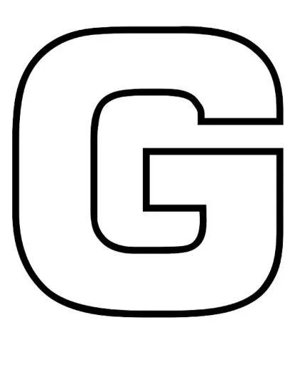 字母G免抠(533x657)