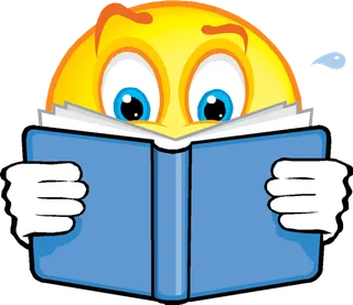 看书卡通表情包人物简笔少儿兴趣班