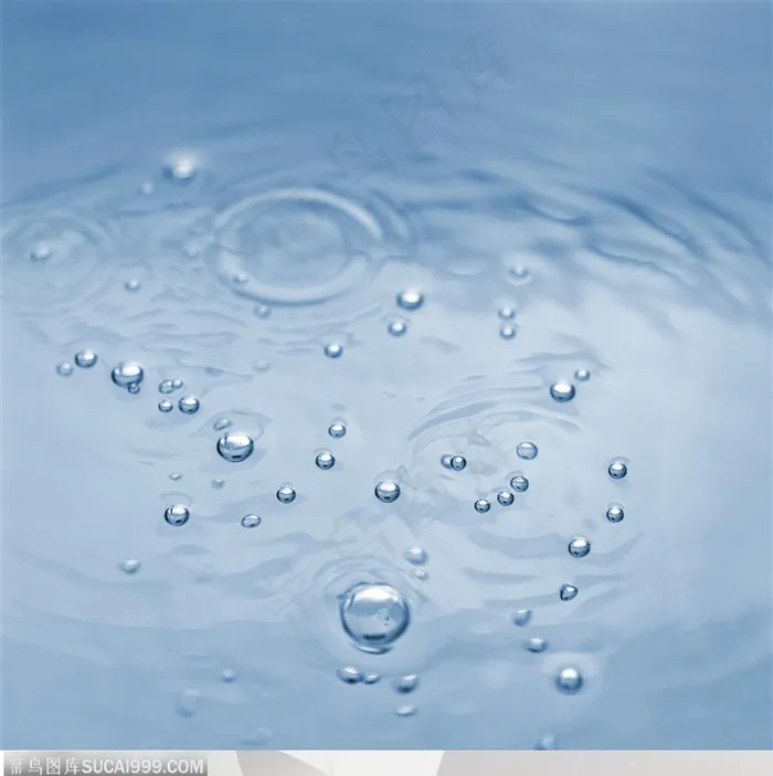 动感水花-水中的小气泡