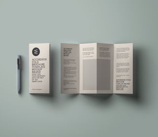 四折页宣传册样机