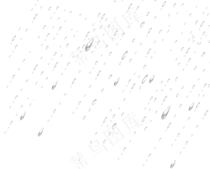 水滴水流水免扣PNG