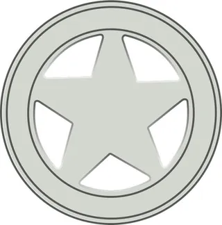 警长徽章 PNG免抠