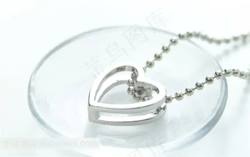 七夕情人节项链心形图片