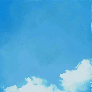 蓝天白云清新自然天空摄影图