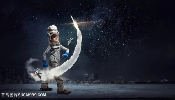 可爱的孩子宇航员高清图片 可爱的孩子宇航员高清图片