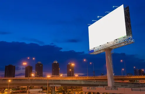 城市高炮展示摄影高清图片