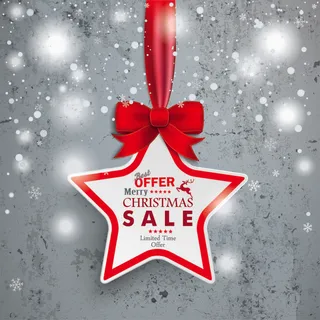 免抠冬季价格标签