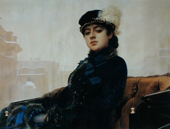 世界名画无名女郎