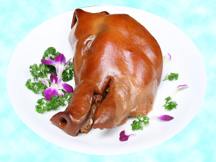 猪脸肉素材海报