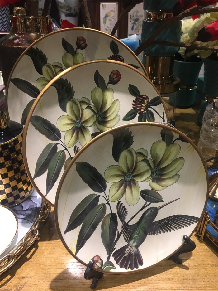 展会花纹碟子