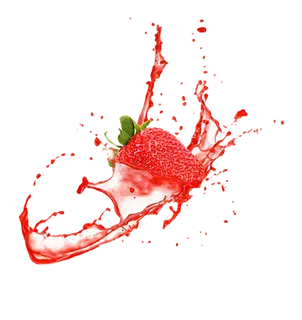 飞溅的草莓免抠素材 飞溅的草莓免抠素材