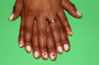 彩绘美甲图片款式