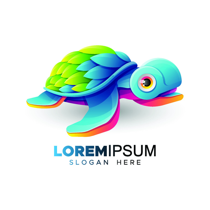 手绘动物标志LOGO素材