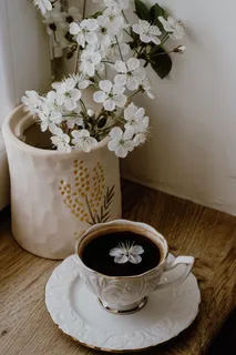 黑色美味咖啡摄影素材