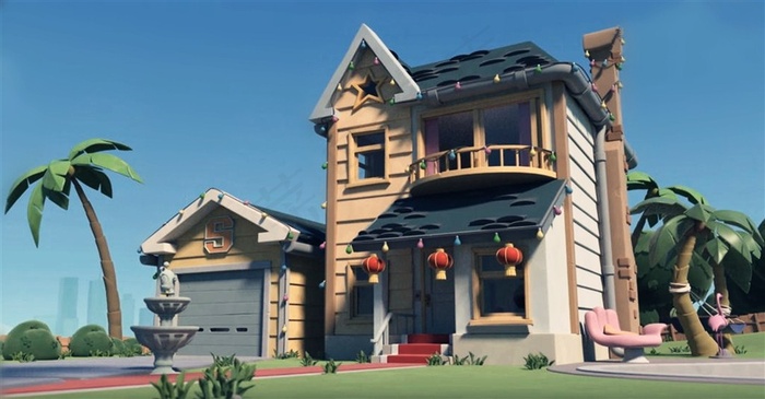 郊区新建小别墅