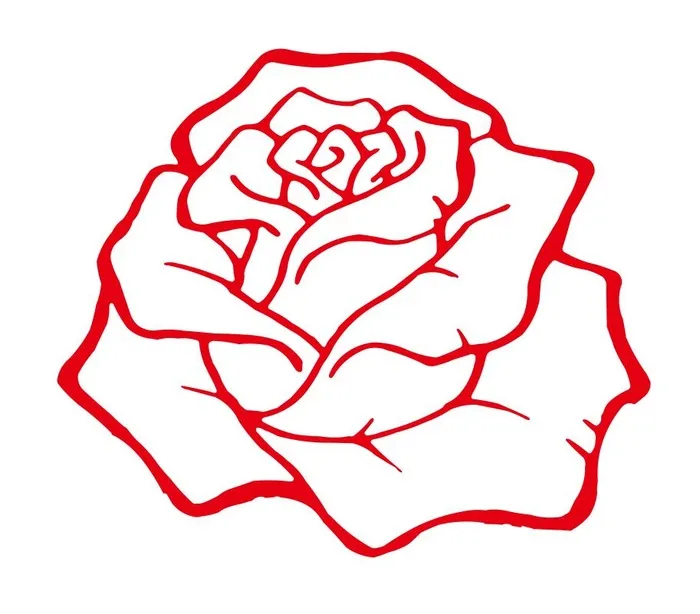 矢量免抠玫瑰花cdr矢量模版下载
