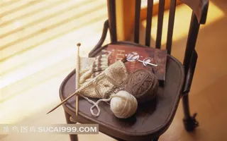 静物毛线椅子风光风景图片