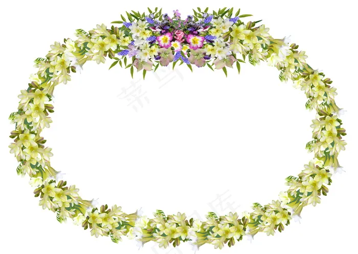 装饰花环花圈图片