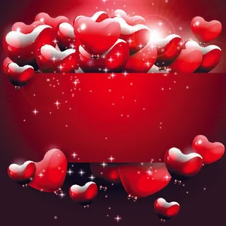 精美爱心2.14情人节元素矢量素材