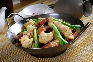 家常干锅菜花图片-第8张