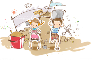 卡通 素材 人物 动画 插图