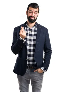 面部表情怪异的男人