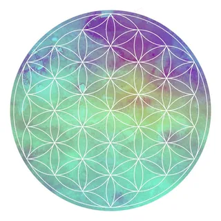 圆形的炫彩背景