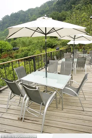 餐饮空间_舒适的露天餐厅